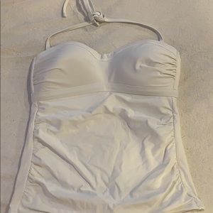 Athleta white tankini